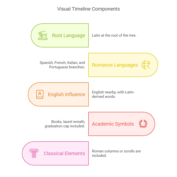 Latin as the root of Romance languages